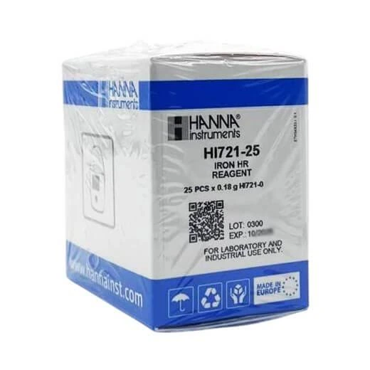 Hanna Reagents til Jern 0.00 to 5.00 mg/l 25 stk